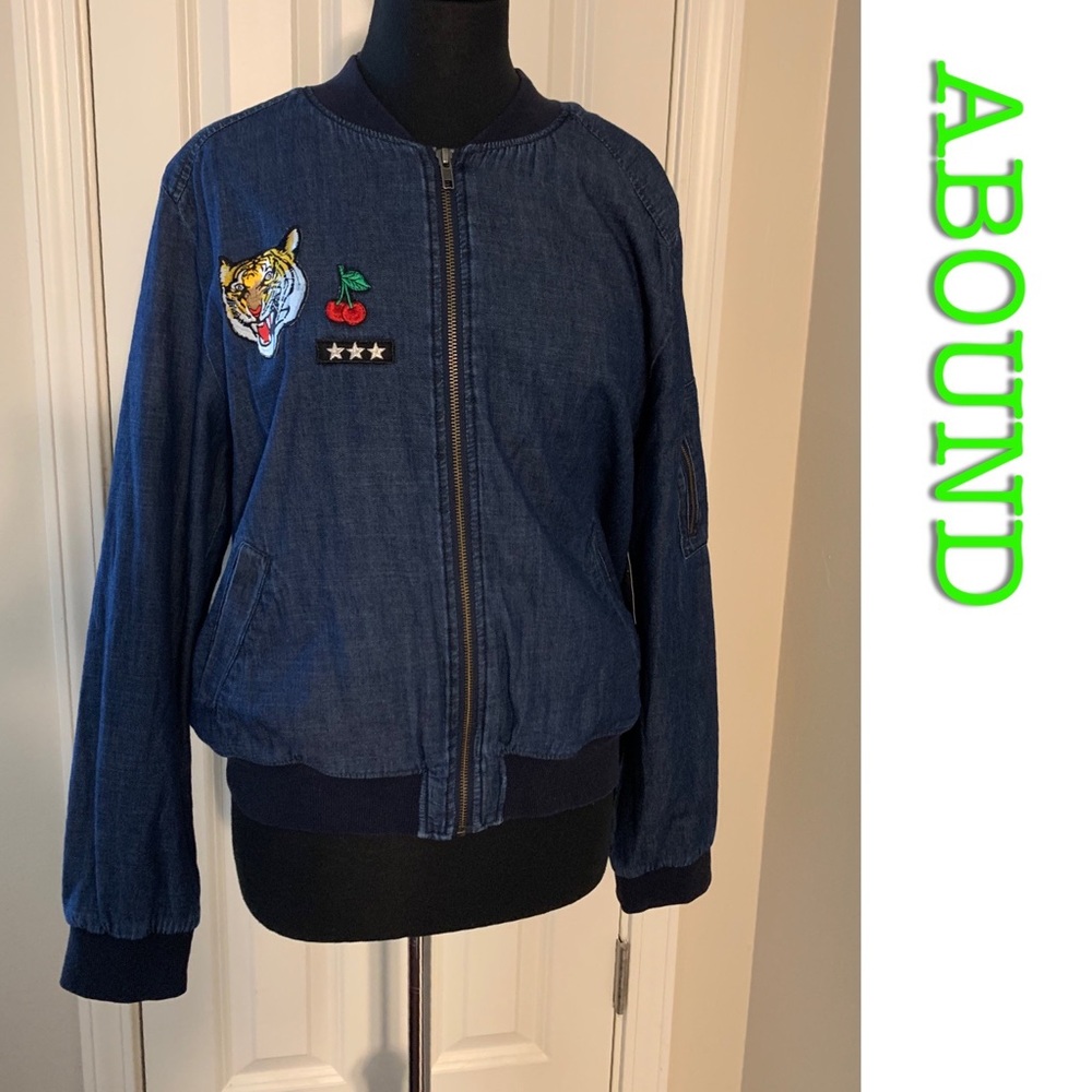 ABOUND Denim Bomber Jacket